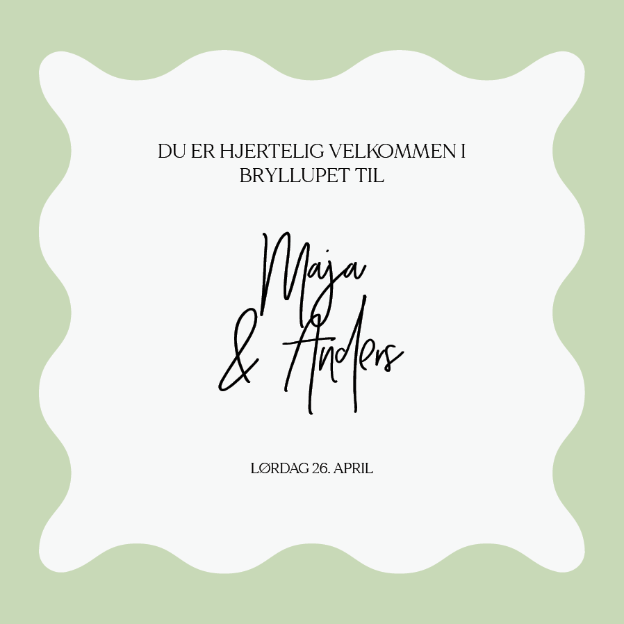 Invitasjoner — Pastellskjell