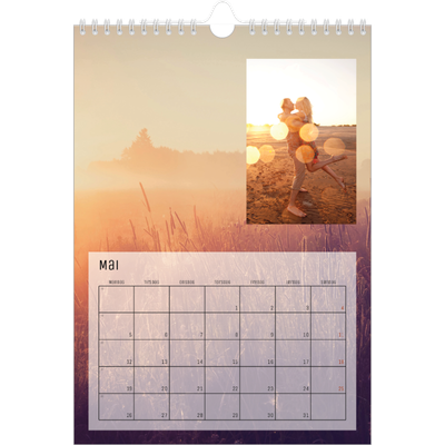 Fotokalender A4 (20 x 30 cm) — Tilbake til naturen [kalender-forside]