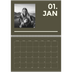 Fotokalender A4 dobbel (30 x 40 cm) — Moderne og dristig [Januar]