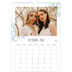 A3 Månedskalender — Elegant blomstret [Februar]