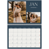 Fotokalender A4 dobbel (30 x 40 cm) — Skifer & seriffer [Januar]