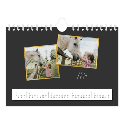 Fotokalender A5 — Gode minner [kalender-forside]