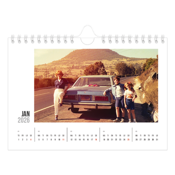 Fotokalender A5 — Forkortet tekst