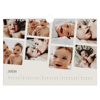 Fotokalender A4 — Bilder i bevegelse