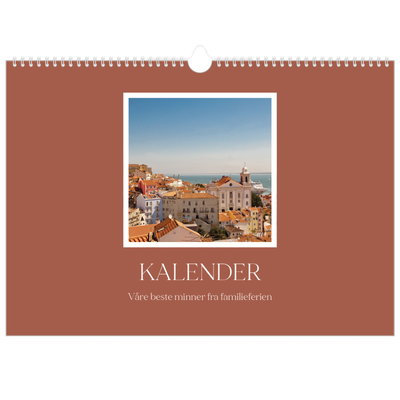 Fotokalender A3 — Klassiske farger [kalender-forside]