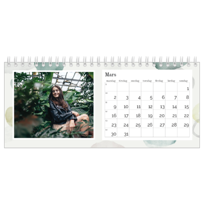 Bordkalendere — Akvarellformer [Mars]