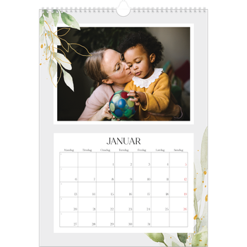 Fotokalender A3 — Naturlig akvarell