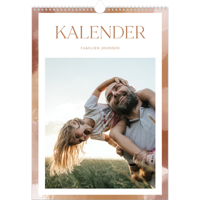A3 Månedskalender — Penseleffekt [kalender-forside]