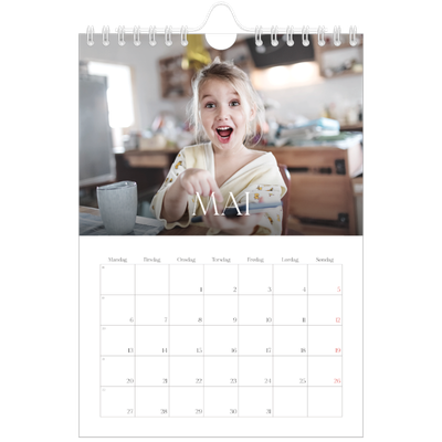 Fotokalender A5 — Tolv store måneder [kalender-forside]