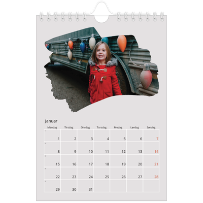 Fotokalender A5 — Malte bildefelt [Januar]