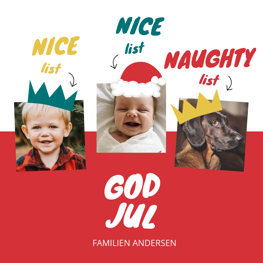 Fotokort — Glem ikke hunden