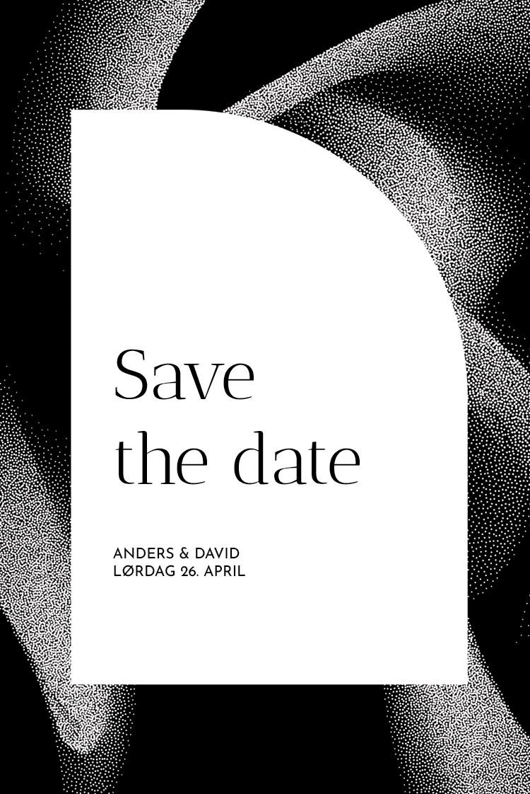 Save the date — Urban chic