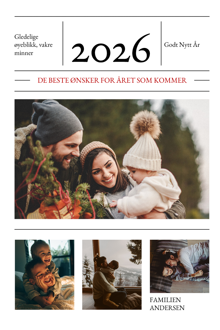 Fotokort — Nyttår tilbakeblikk