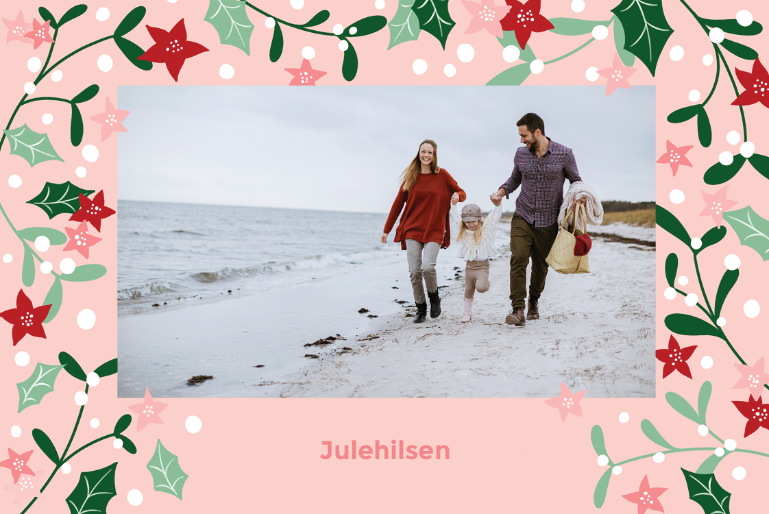 Fotokort — Rosa kristtorn