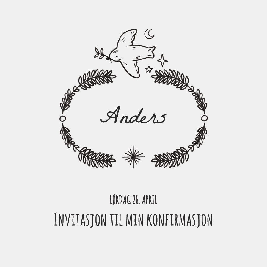 Invitasjoner — Due emblem