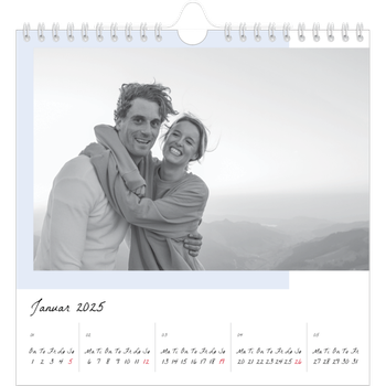 Fotokalender Kvadratisk — Fargerike rammer