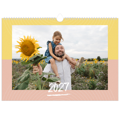Fotokalender A3 — Fargerik kalender [kalender-forside]