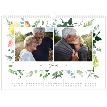Fotokalender A3 — Klassiske blomster