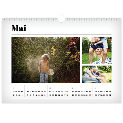 Fotokalender A3 — Avisstil [kalender-forside]