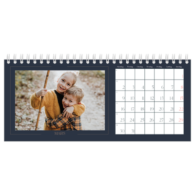 Bordkalendere — Prøyssisk blå [Mars]