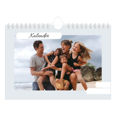 Fotokalender A5 — Pastellfarger [kalender-forside]