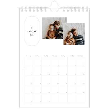 Fotokalender A5 — Planleggeren