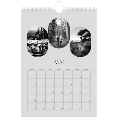 Fotokalender A5 — Den åpne veien [kalender-forside]