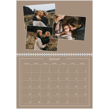 Fotokalender A4 dobbel — Våre minner