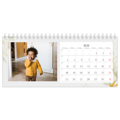 Bordkalendere — Naturlig akvarell [kalender-forside]