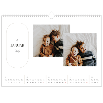 Fotokalender A3 — Planleggeren