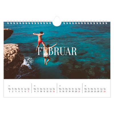Fotokalender A4 — Endeløs flukt [Februar]