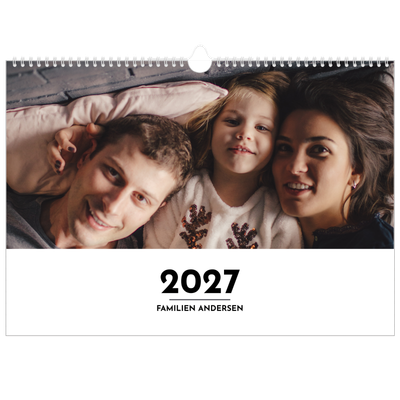 Fotokalender A3 — Bokstav i fokus [kalender-forside]