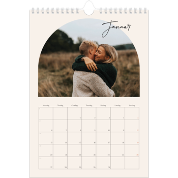 Fotokalender A4 — Buet bilderamme