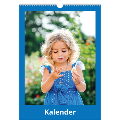 A3 Månedskalender — Stilrene farger [kalender-forside]