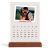 Bordkalender med trestativ - Stående — Signert trykk [Februar]