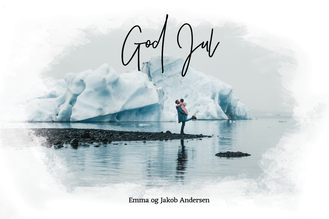 Fotokort — Bilde med frost