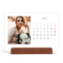 Bordkalender med trestativ - Liggende  — Klassisk kobolt [April]