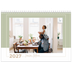 Fotokalender A4 dobbel (30 x 40 cm) — Kalender i jordfarger [kalender-forside]