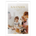 A3 Månedskalender — Gull stor skrift [kalender-forside]
