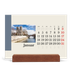 Bordkalender med trestativ - Liggende  — Verdens severdigheter [Januar]