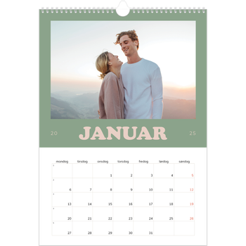 Fotokalender A3 — Retro rammer