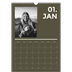 A3 Månedskalender — Moderne og dristig [Januar]