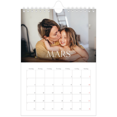 Fotokalender A5 — Tolv store måneder [Mars]