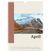 A3 Månedskalender — Verdens severdigheter [April]