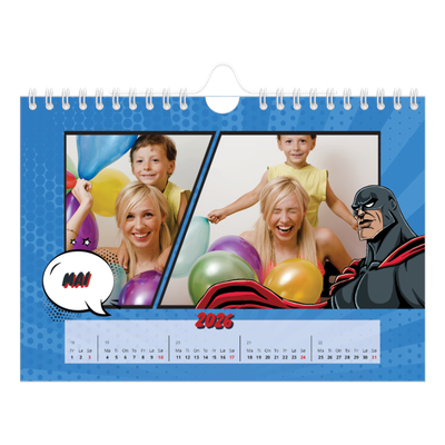 Fotokalender A5 — Tegneserie [kalender-forside]