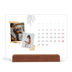 Bordkalender med trestativ - Liggende  — Scrapbook stil [Mars]