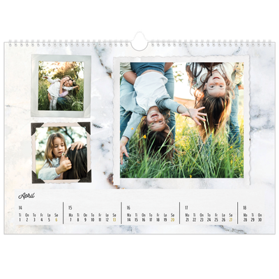 Fotokalender A3 — Vintage [April]
