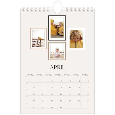 Fotokalender A5 — Bildevegg [April]
