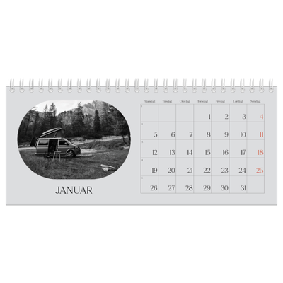 Bordkalendere — Den åpne veien [Januar]