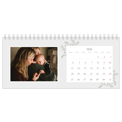 Bordkalendere — Håndtegnet blomster [kalender-forside]